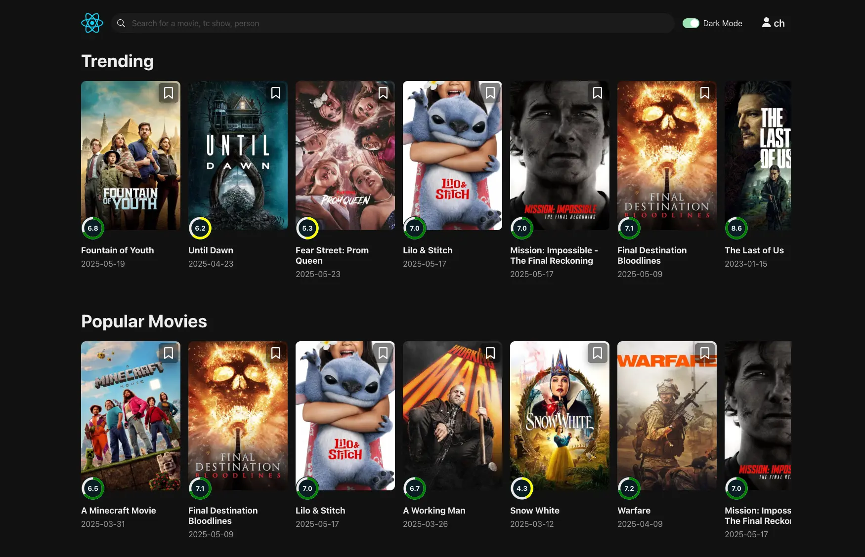 Movie Nest project preview